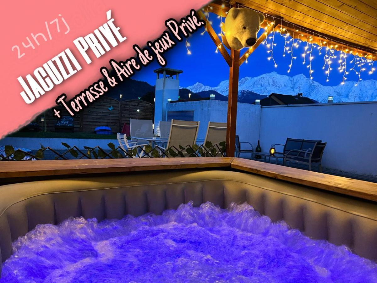 Rooftop 1 - Jacuzzi Prive Au Pied Du Monte-Blanco Sallanches Buitenkant foto