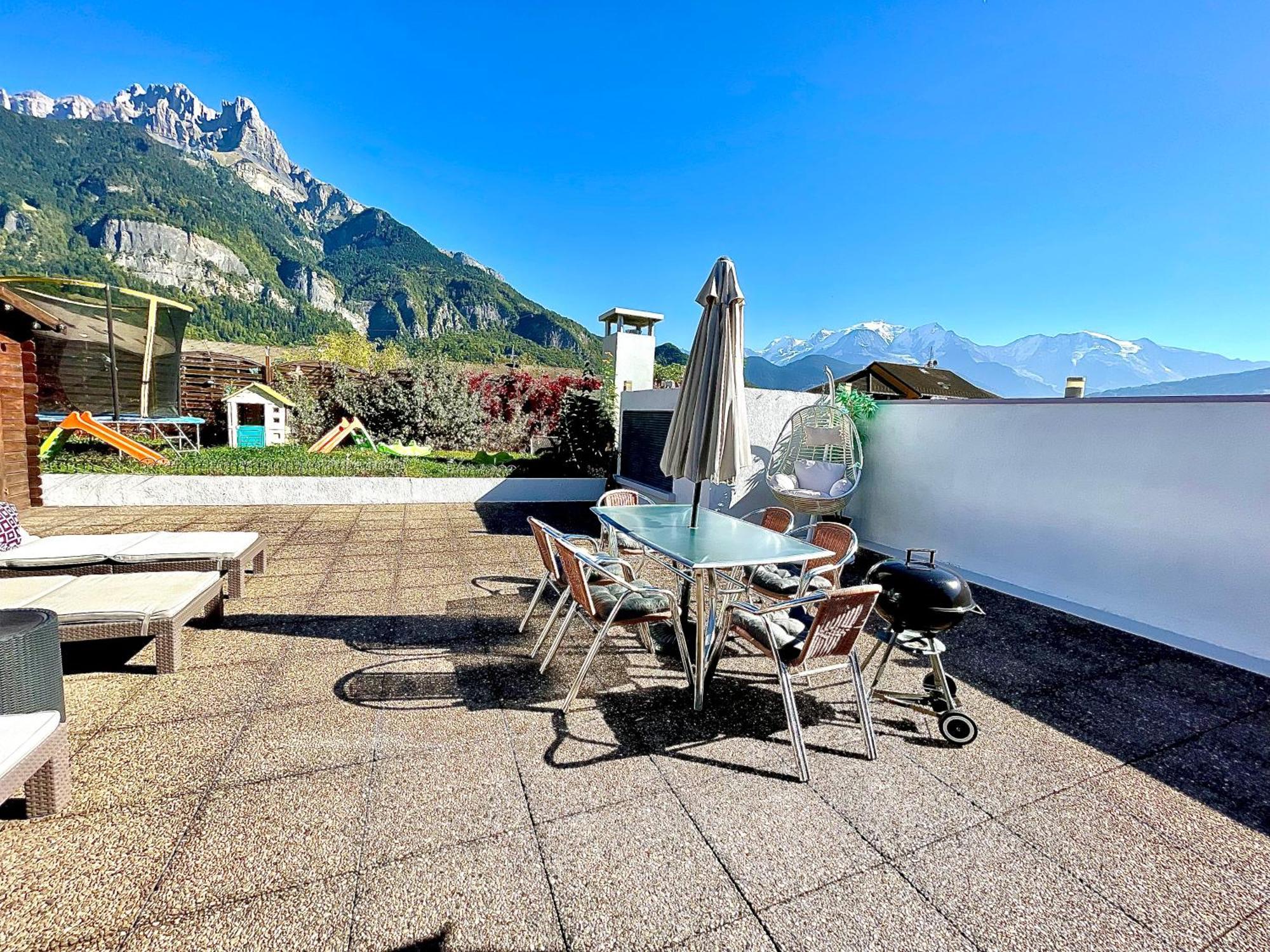 Rooftop 1 - Jacuzzi Prive Au Pied Du Monte-Blanco Sallanches Buitenkant foto