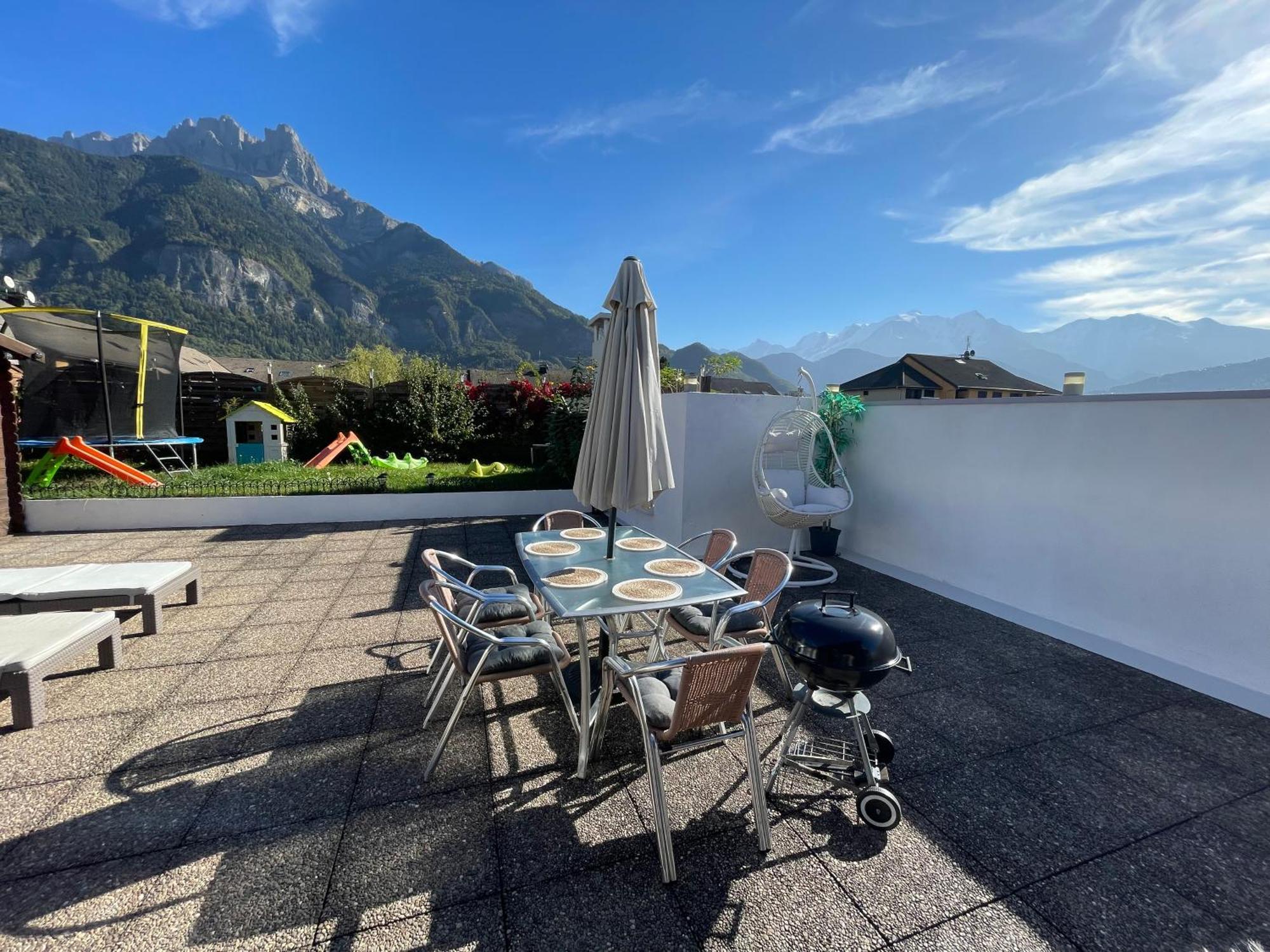 Rooftop 1 - Jacuzzi Prive Au Pied Du Monte-Blanco Sallanches Buitenkant foto