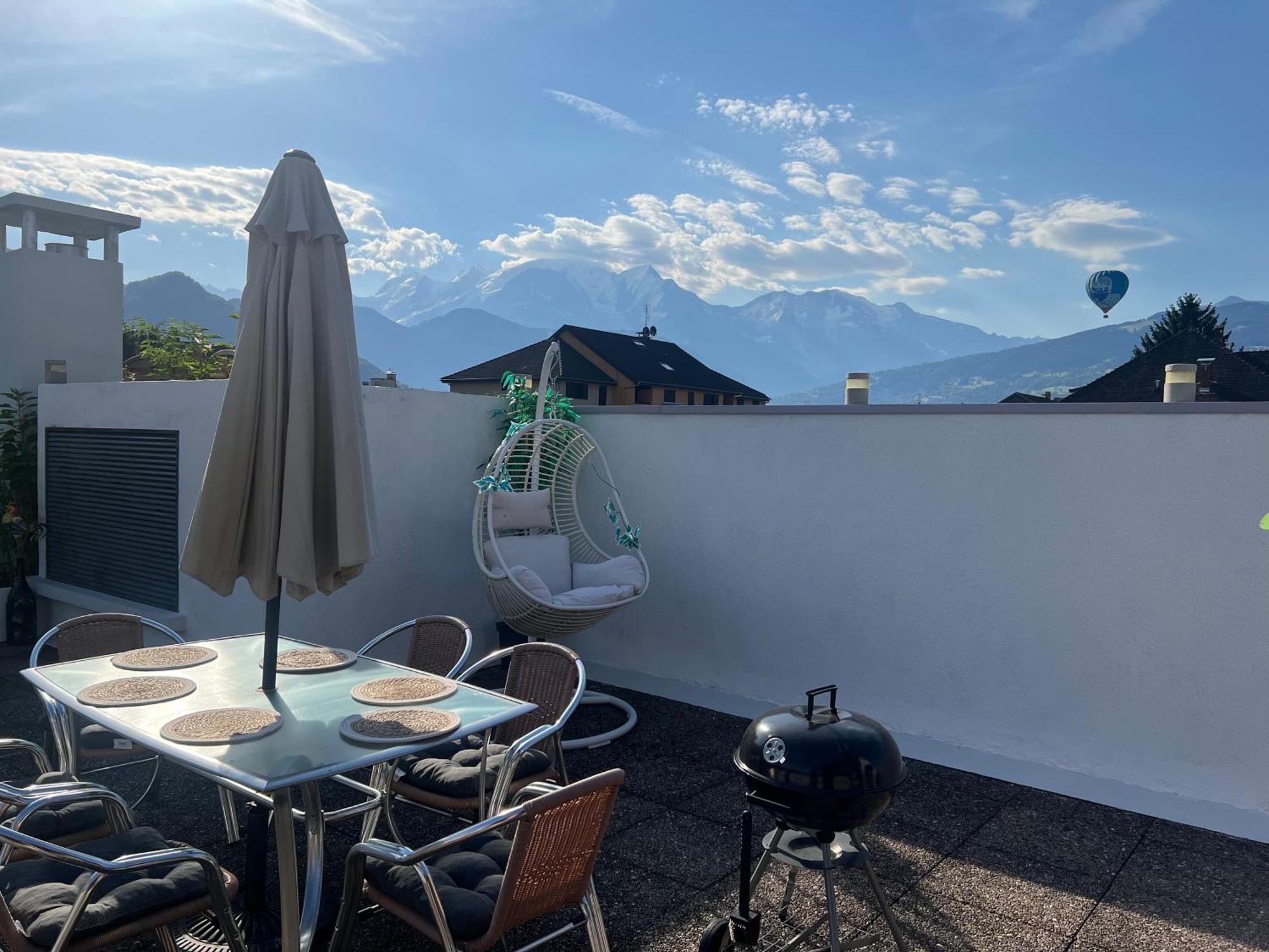 Rooftop 1 - Jacuzzi Prive Au Pied Du Monte-Blanco Sallanches Buitenkant foto