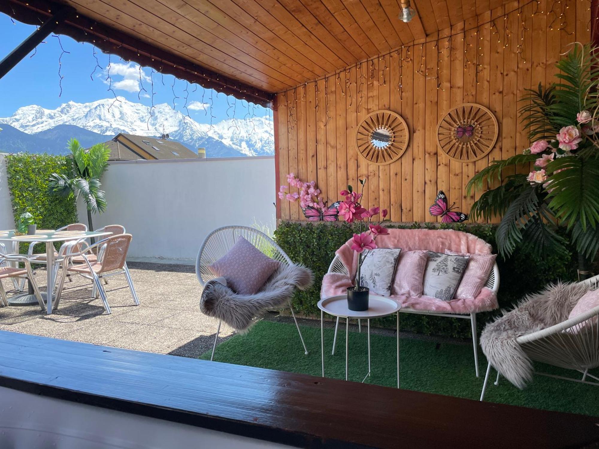 Rooftop 1 - Jacuzzi Prive Au Pied Du Monte-Blanco Sallanches Buitenkant foto