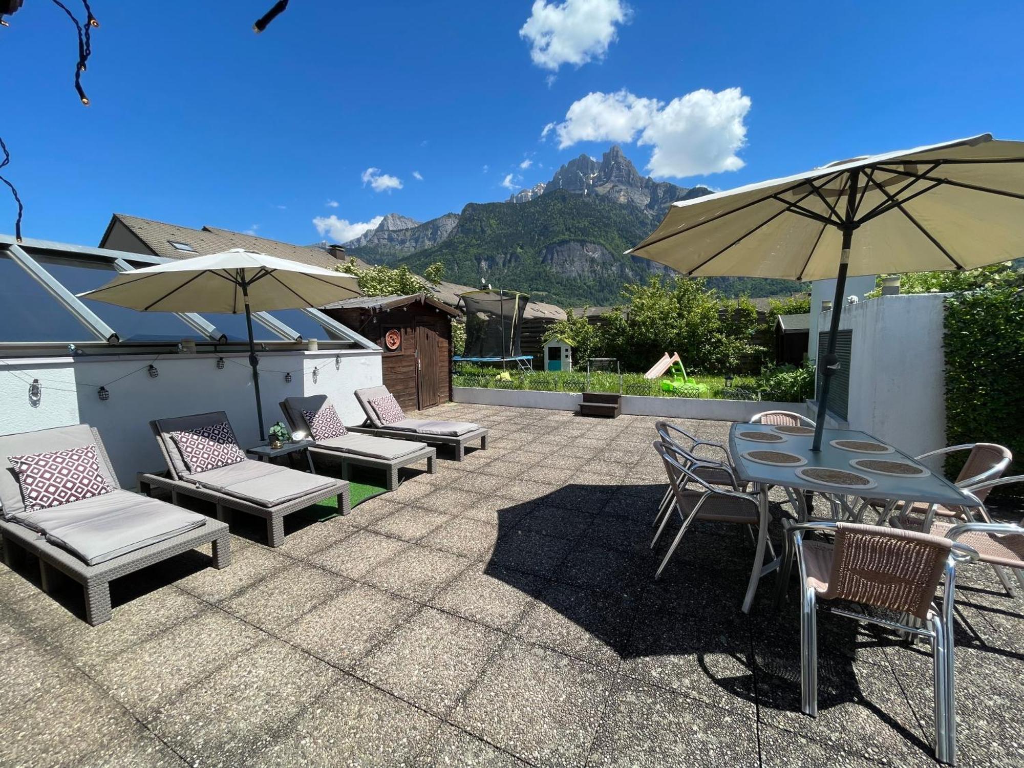 Rooftop 1 - Jacuzzi Prive Au Pied Du Monte-Blanco Sallanches Buitenkant foto